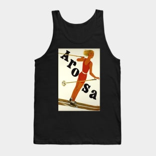 Arosa,Switzerland, Ski Travel Poster Tank Top